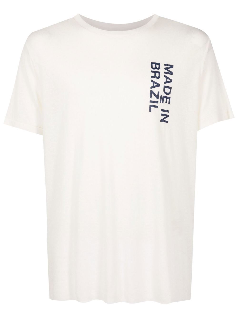 Made In Brazil print T-shirt - Neutrals