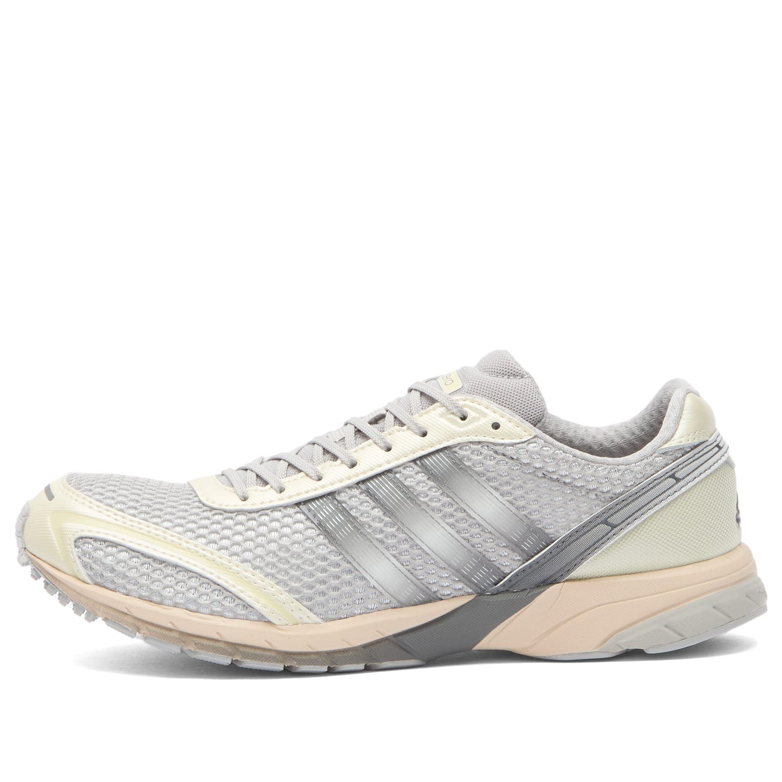 Women's Adizero Adios OG Sneakers Silver Metallic/Grey Four/Ice Gold Metallic