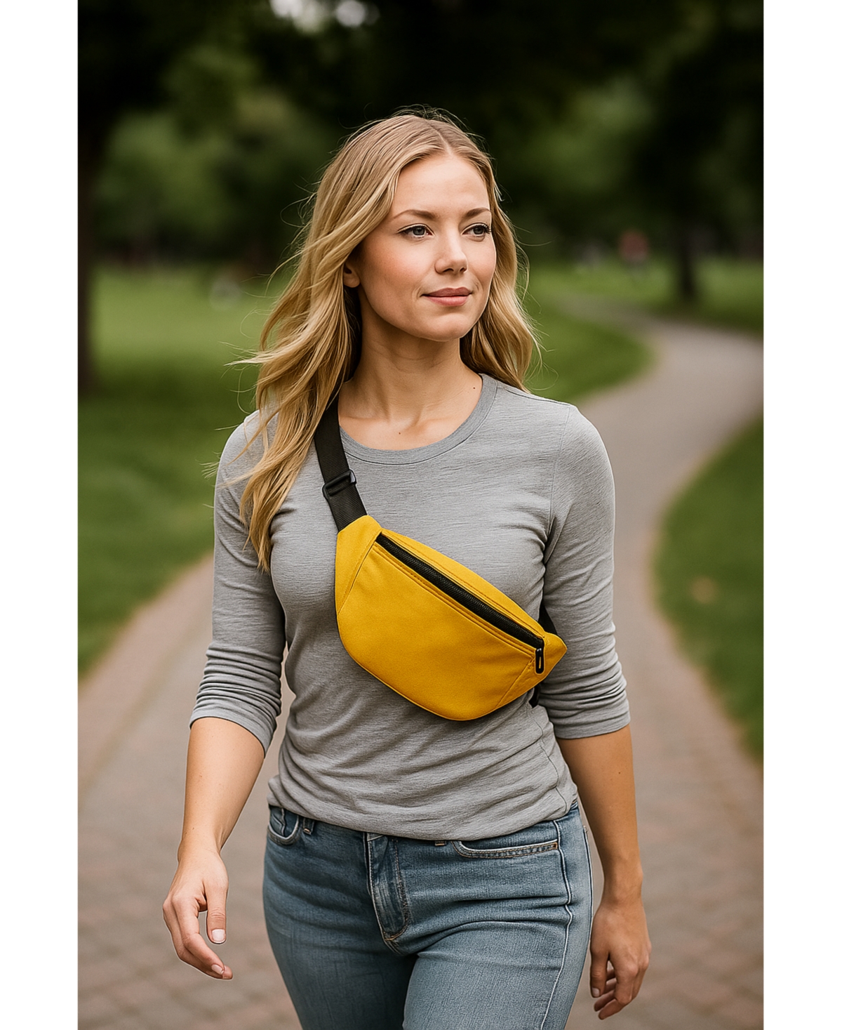 Travel Waist Pouch - Gold
