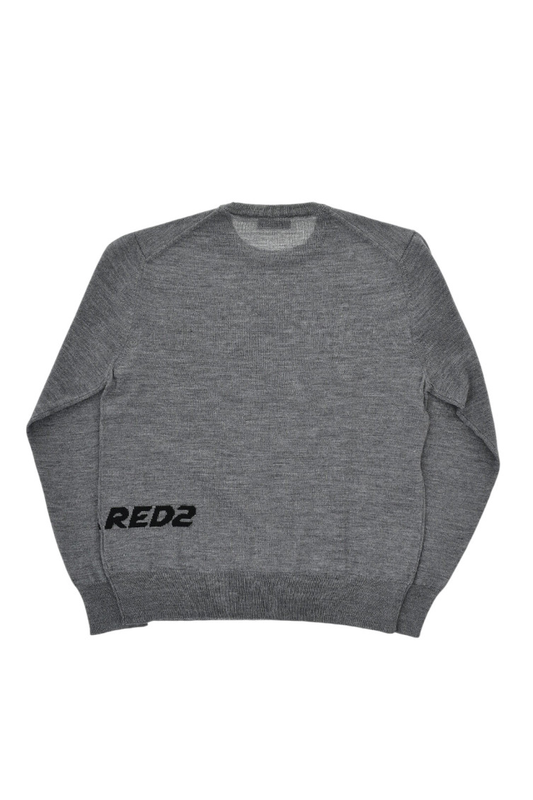 Boys Grey Logo Sweater