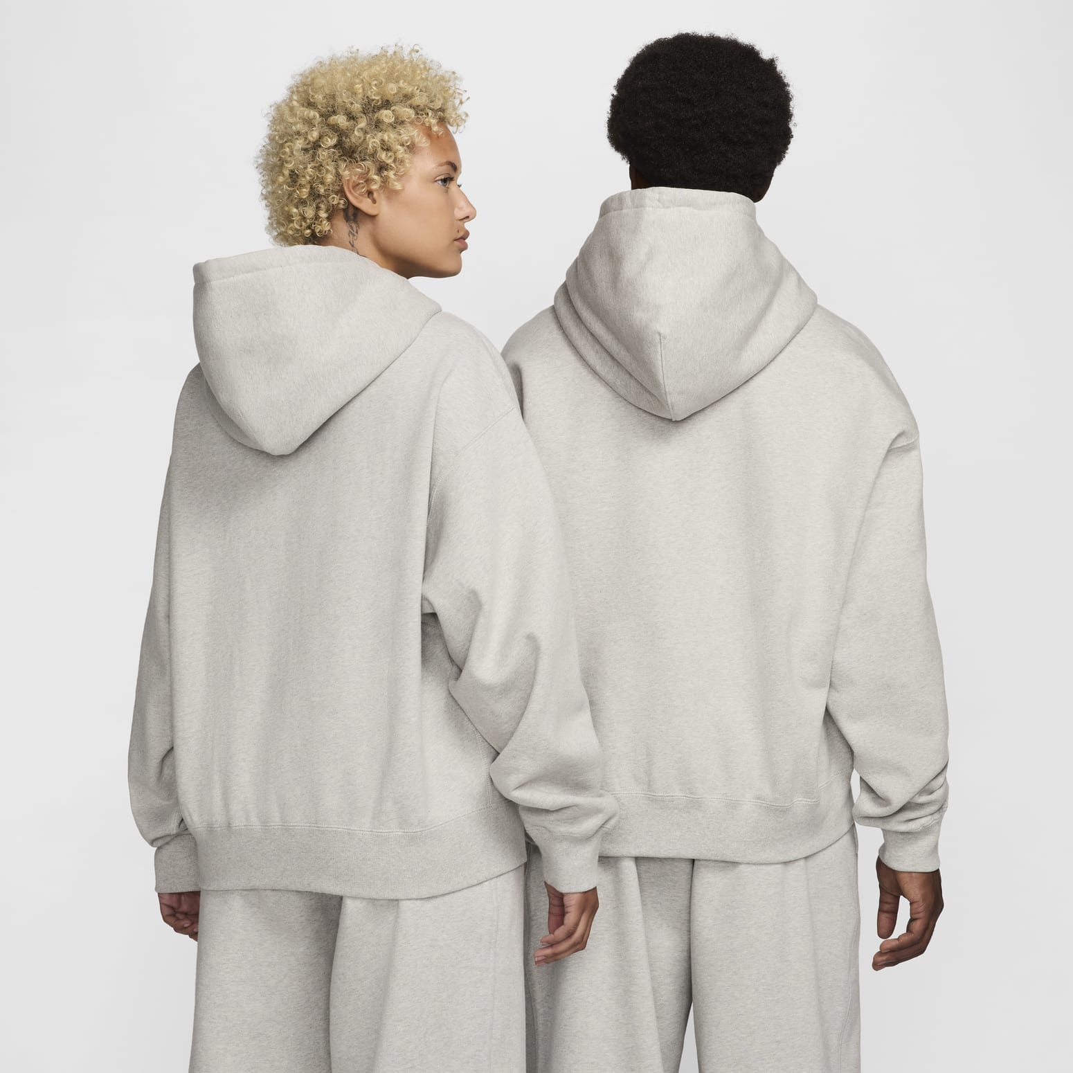X Stussy SS24 Full-Zip Fleece Hoodie 'Grey Black'