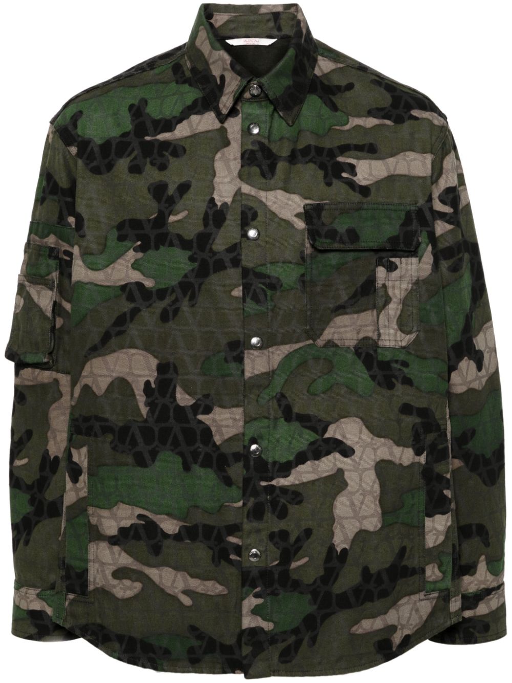 Camouflage-pattern jacket - Green
