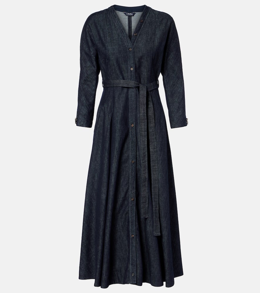 Ambra denim wrap dress