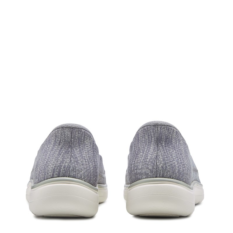 Women's Slip-Ins On The Go Flex-Top Notch Slip On Shoes (Grey Heathered)