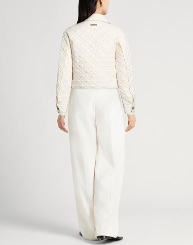 Woman Puffer Off white Size 6 Polyester