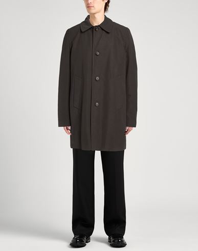 Paltò Man Coat Dark green Size 42 Polyester, Polyamide
