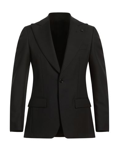 Man Blazer Black Size 36 Virgin Wool, Superkid mohair