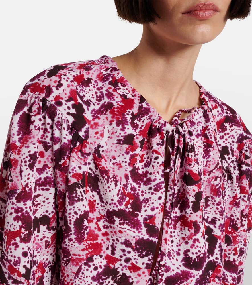 Printed midi dress