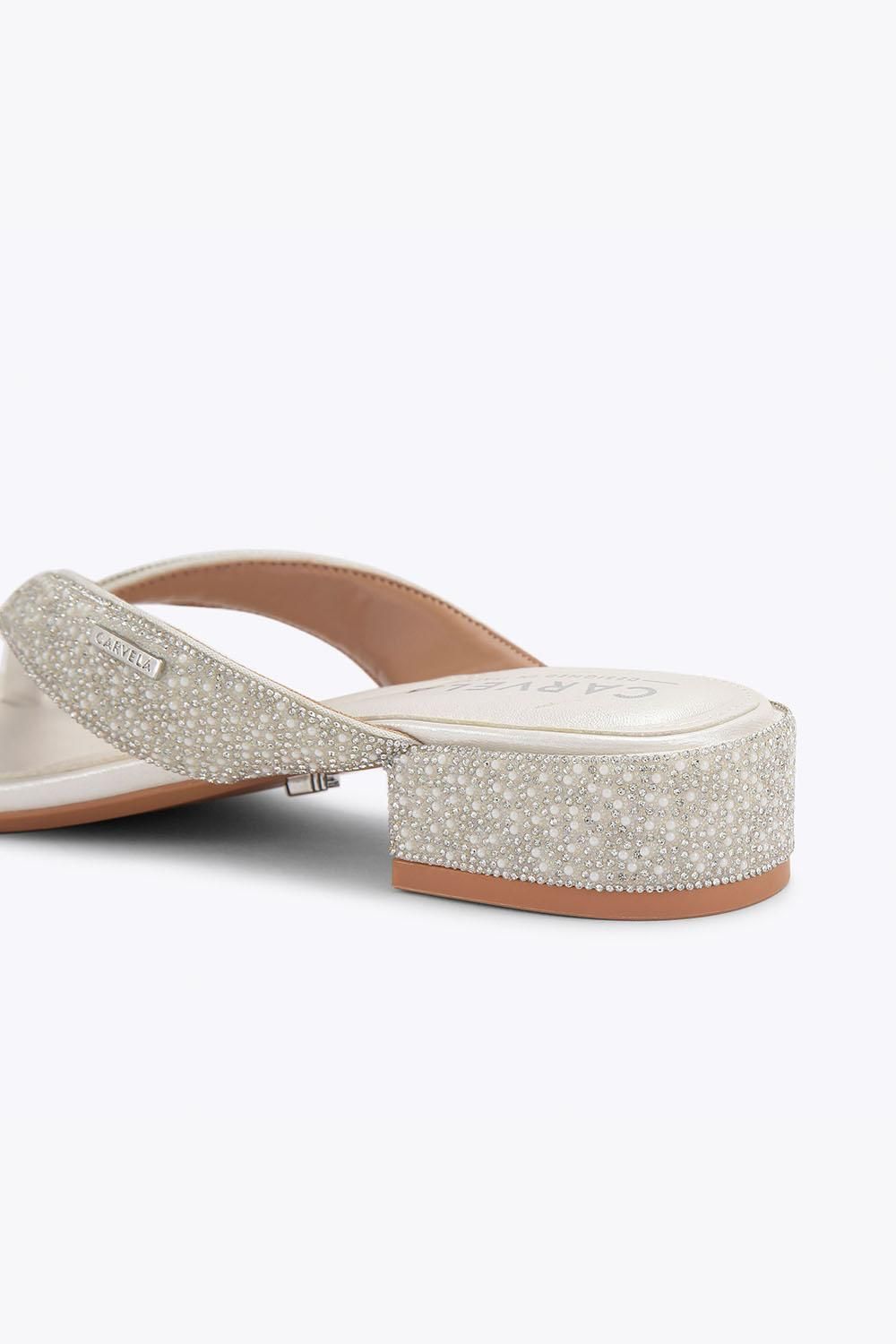 Carvela 'portici Sandal' Fabric Sandals In White