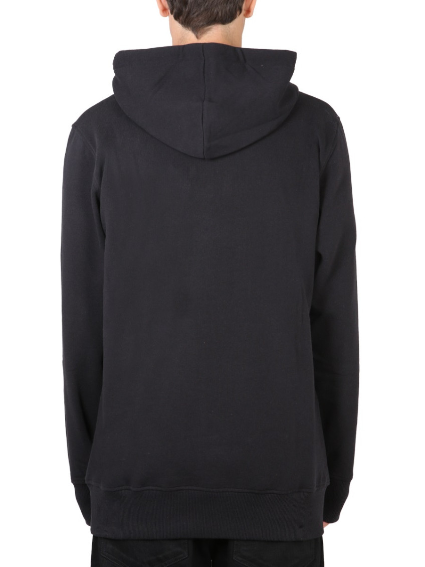 Black Logo Hood Sweatshirts