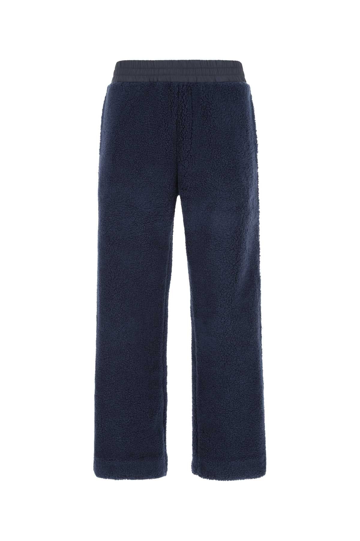 Teddy Knit Trousers — Navy