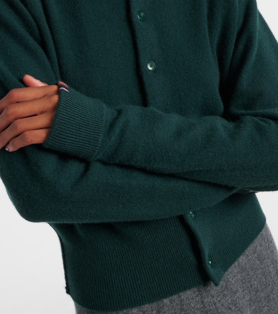 Blouson cashmere-blend cardigan
