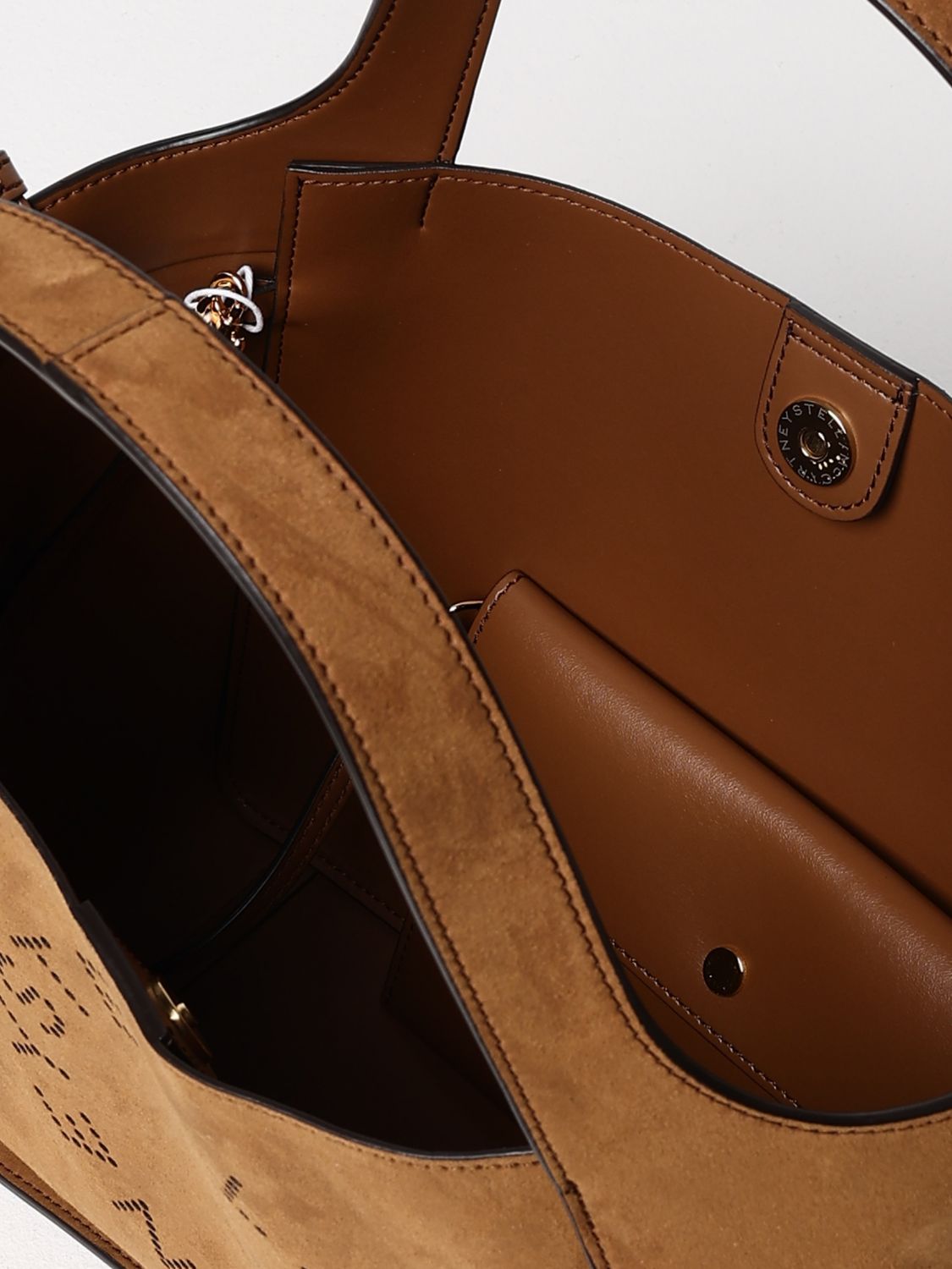 Logo Top Handle tote bag - Brown