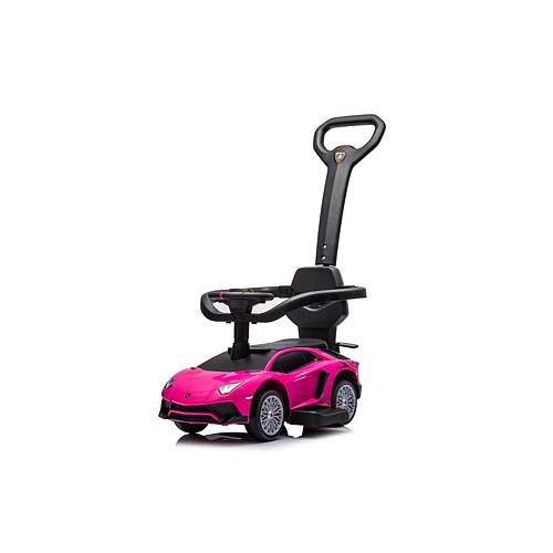 Lamborghini 3-in-1 Push Car - Pink