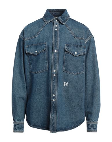 Man Denim shirt Blue