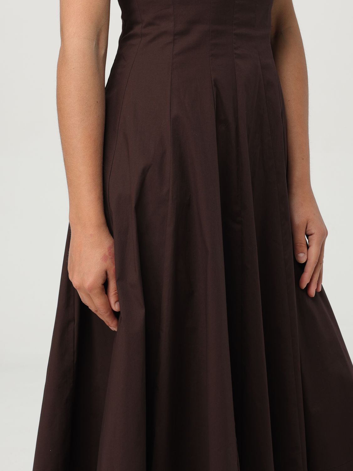 Dress STAUD Woman color Brown