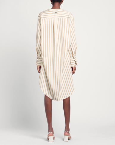 Woman Mini dress Sand Size M Viscose