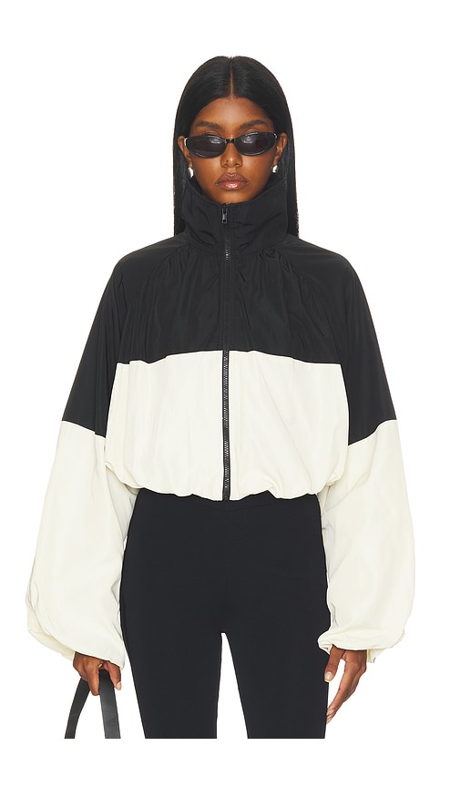 Lovers and Friends Romee Block Jacket in Black & White. XS. Also in