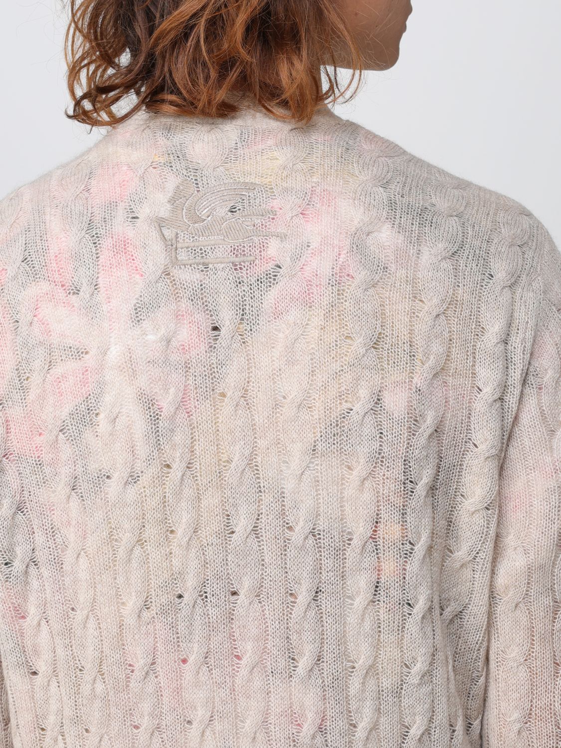 Cable-knit cashmere cardigan - Neutrals
