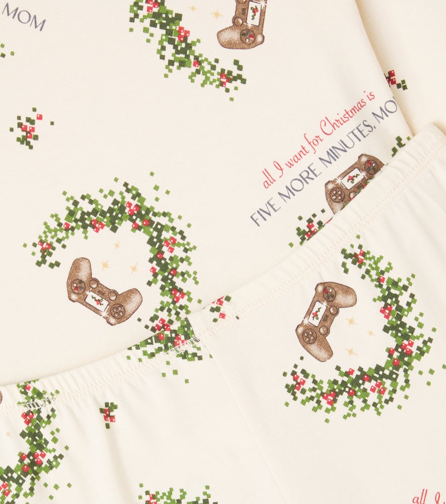 Konges Sløjd Printed cotton-blend jersey pajamas