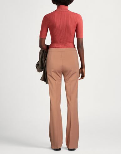Woman Pants Camel Size 8 Viscose, Polyamide, Elastane