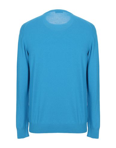 Man Sweater Azure Size 38 Cashmere