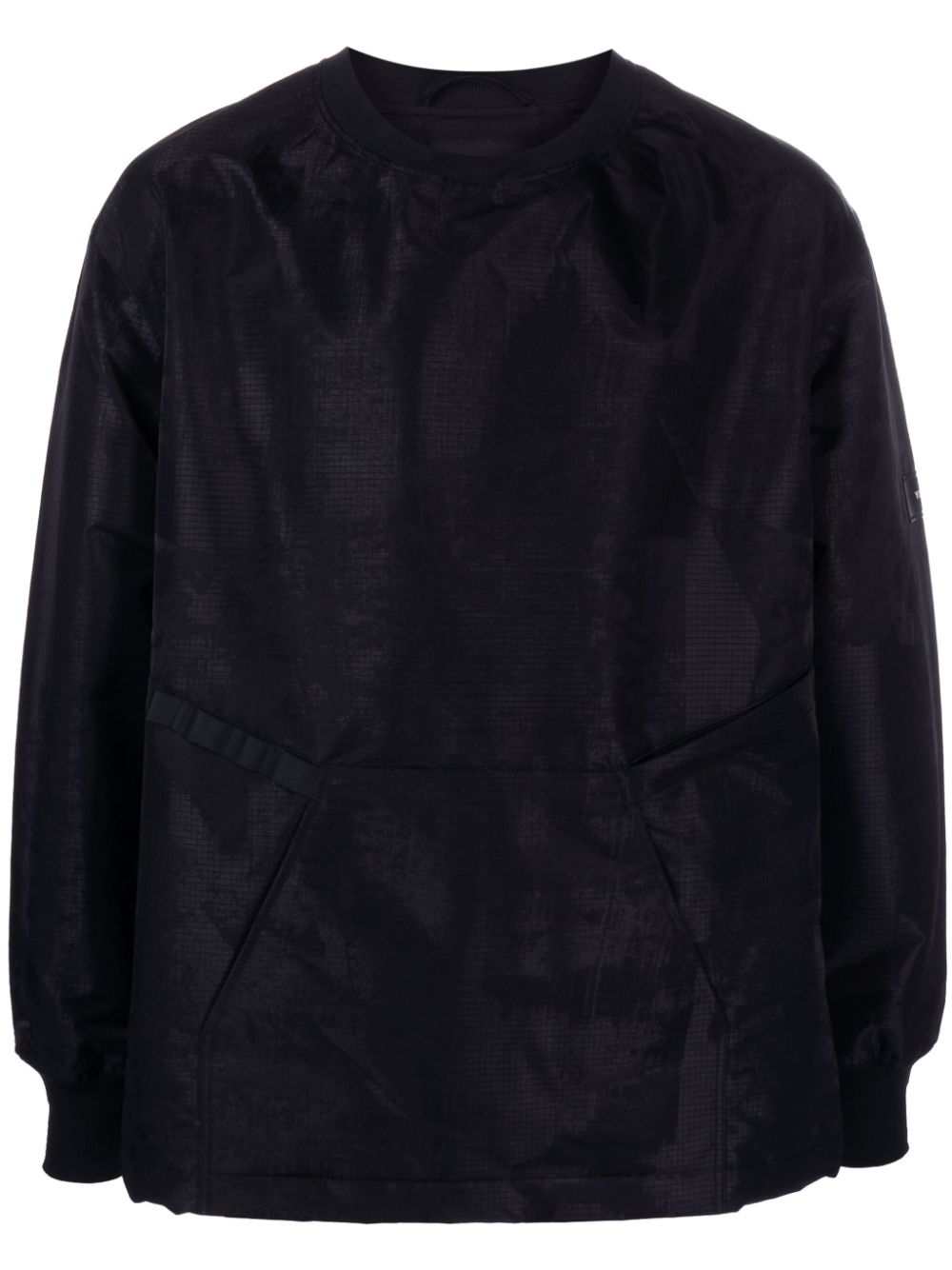 AOP ripstop sweatshirt - Black