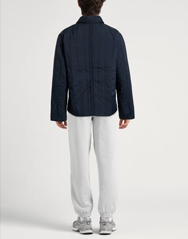 Man Puffer Navy Size L Nylon, Cotton