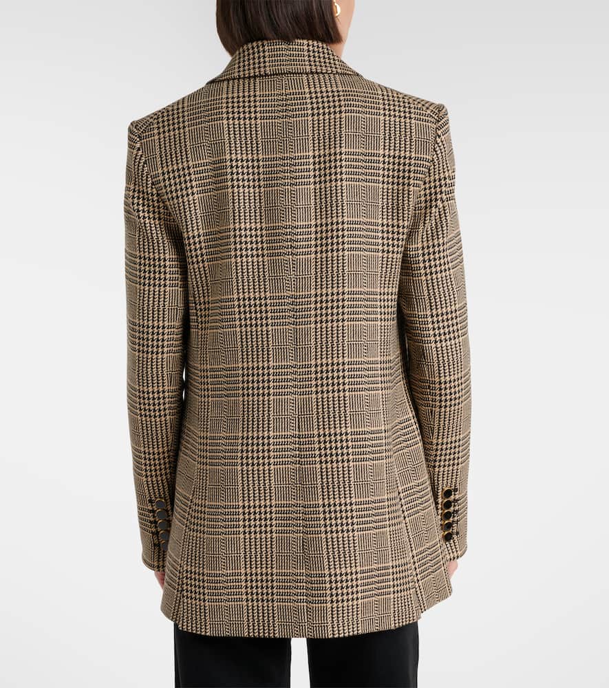 Rhys Houndstooth double-breasted blazer