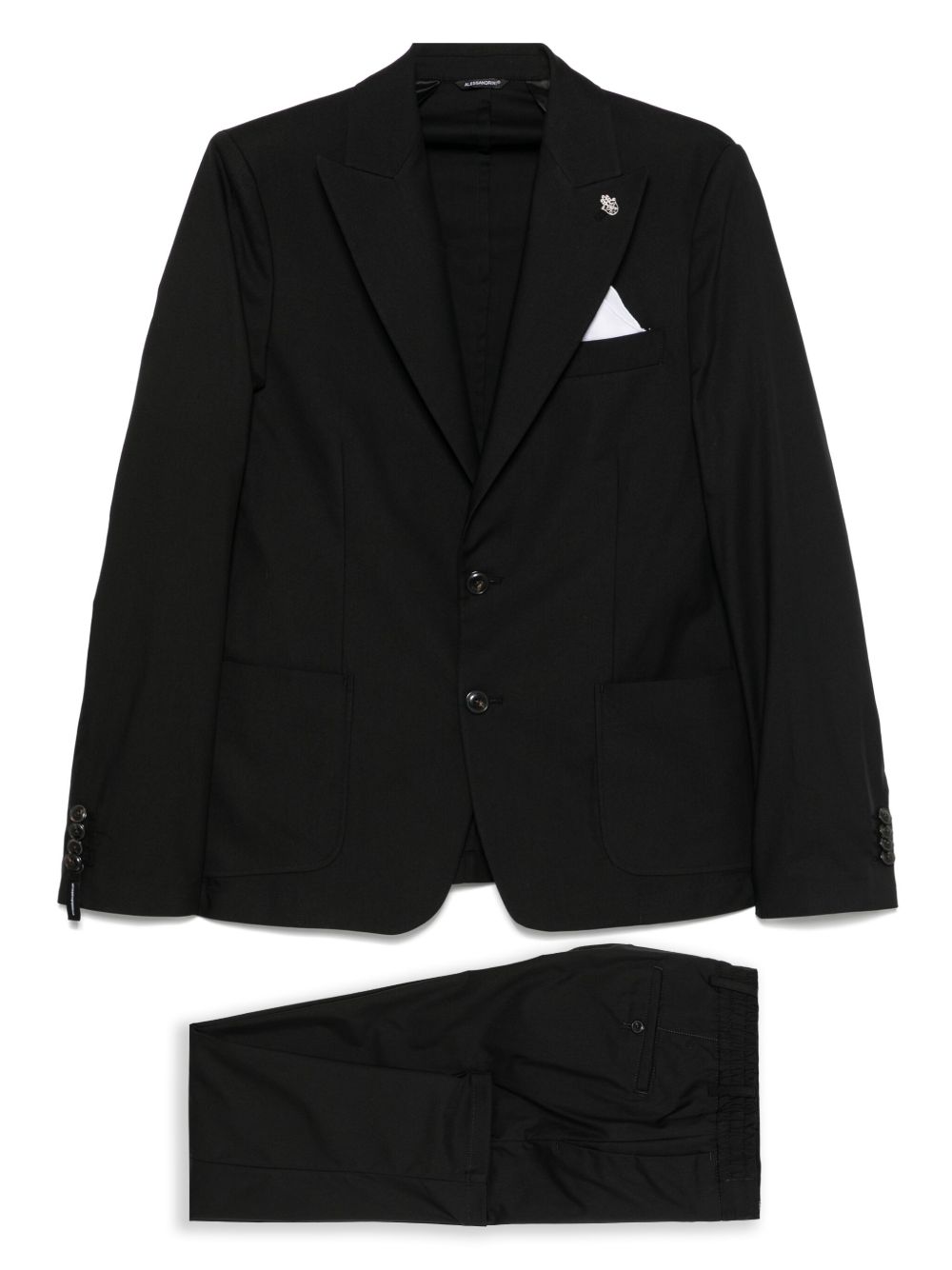 Daniele Alessandrini tailored suit - Black