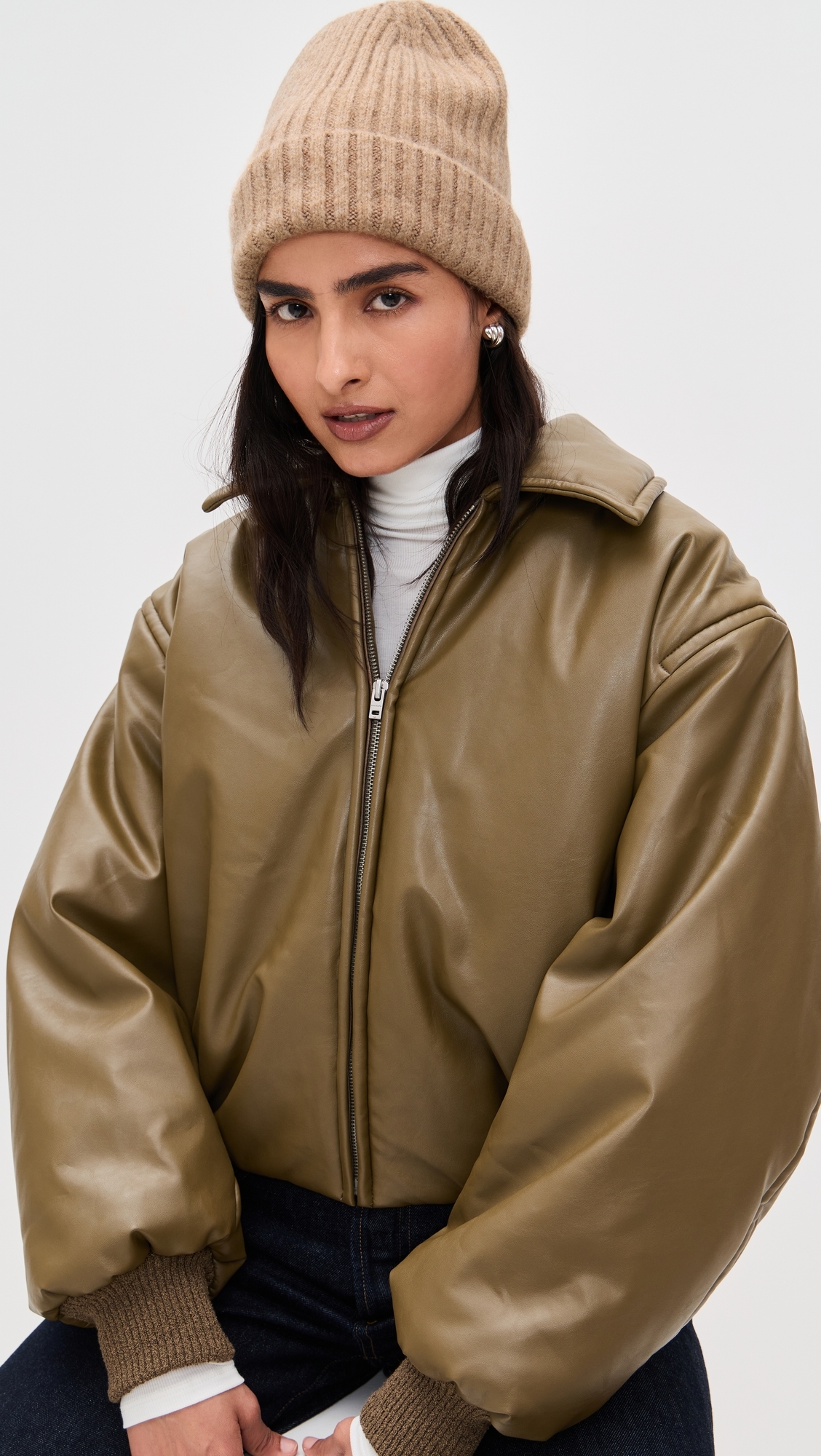 Key Beanie Tan One Size