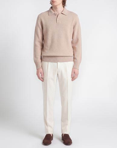 Lab Man Sweater Beige Size XL Merino Wool, Cashmere