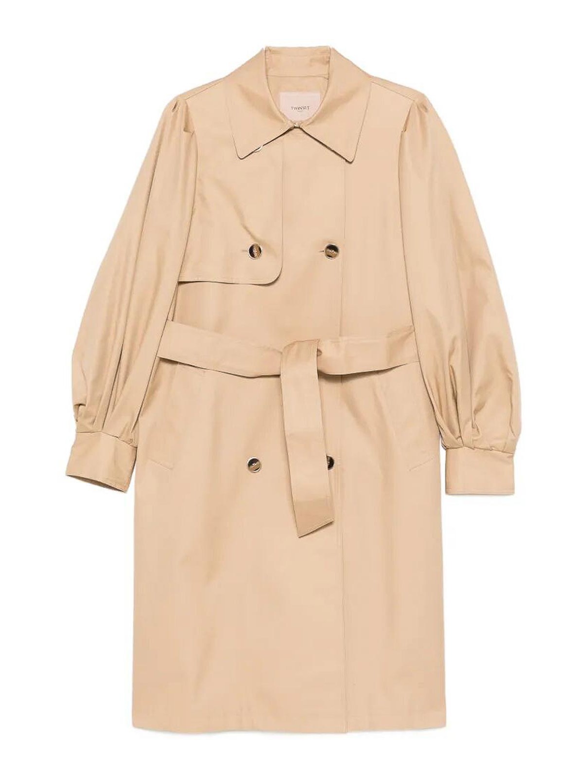 Double-breasted Belted Coat