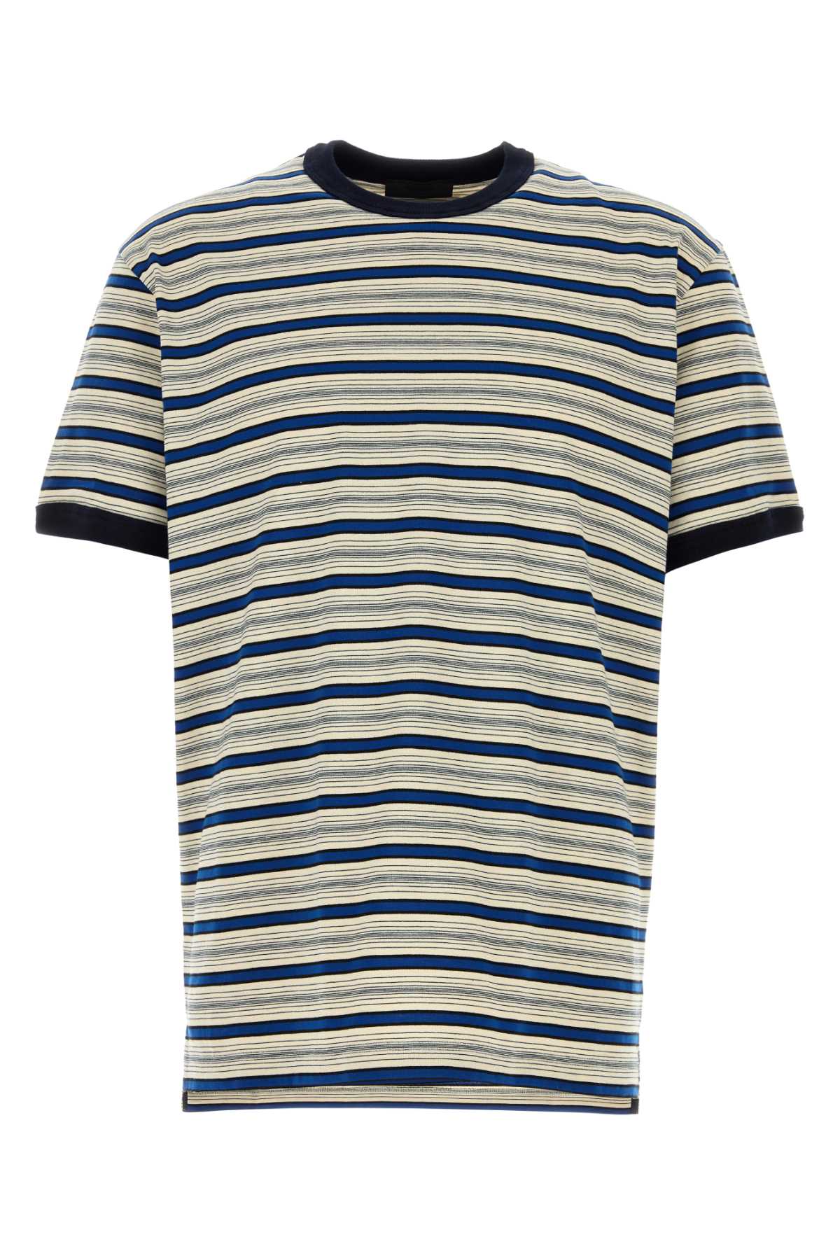 Striped Cotton T-Shirt — Multicolor