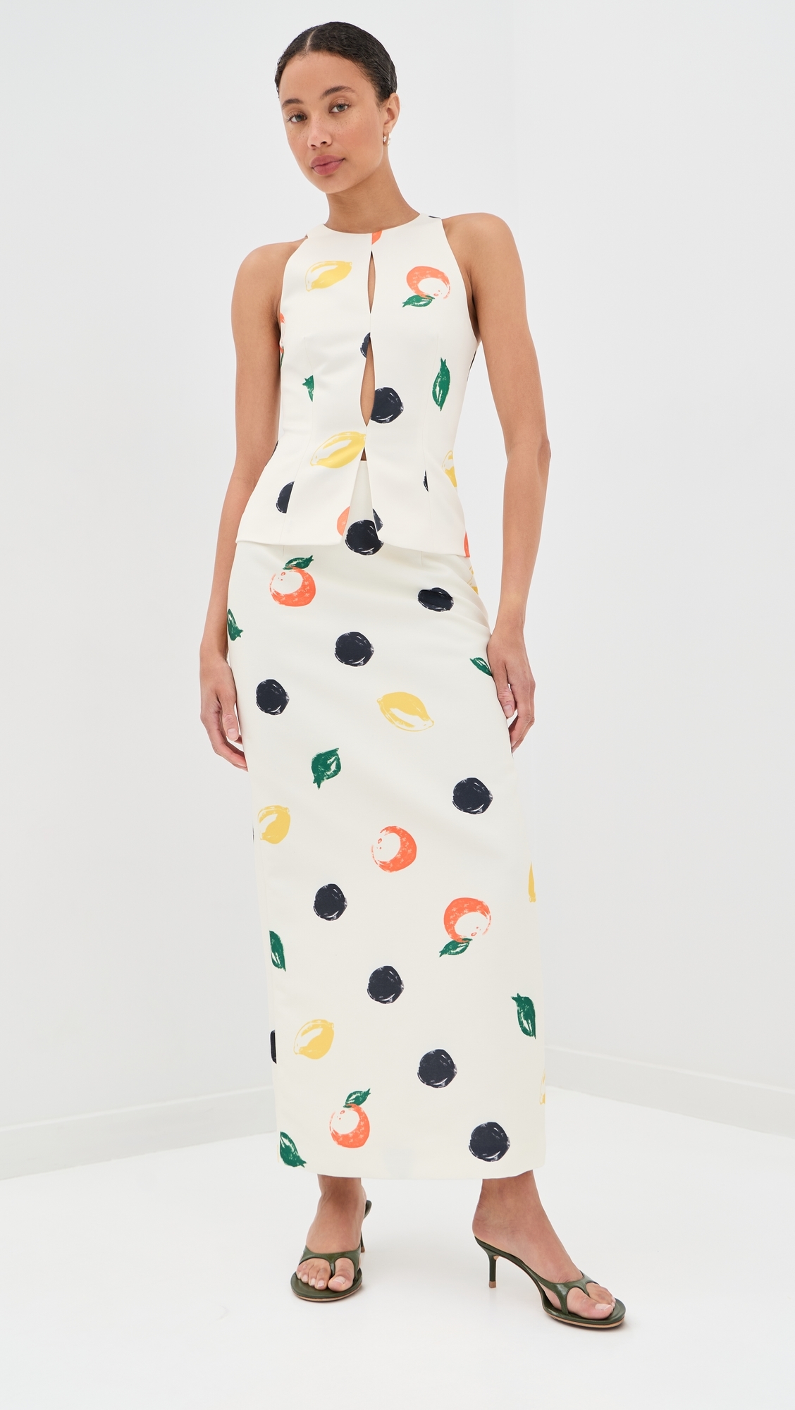 Amelia Top Citrus Spots