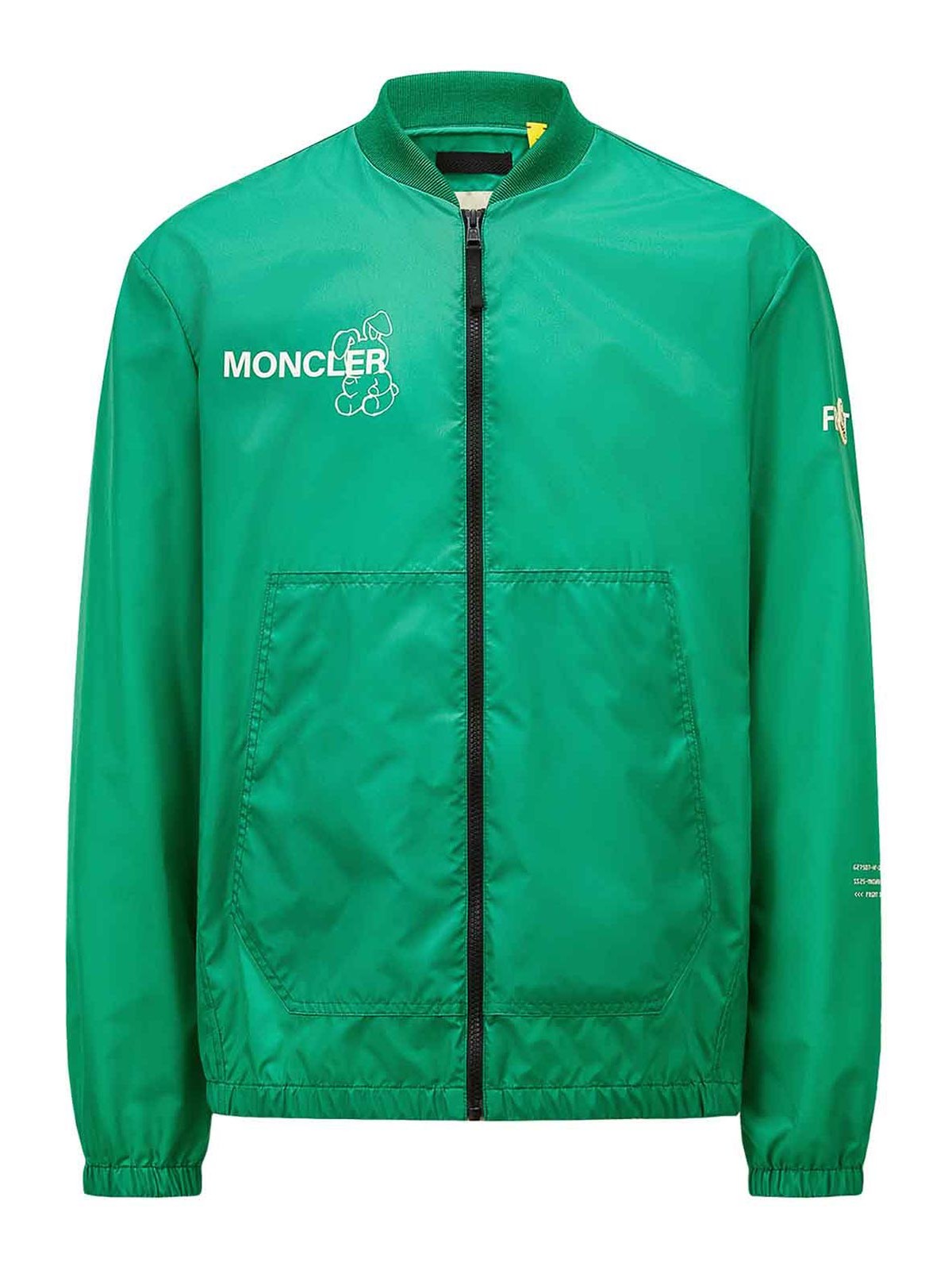 Ostria 7 Moncler Frgmt Hiroshi Fujiwara Jacket With Maxi Print
