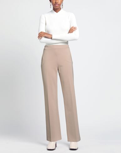 Woman Pants Beige Size 8 Viscose, Polyamide, Elastane