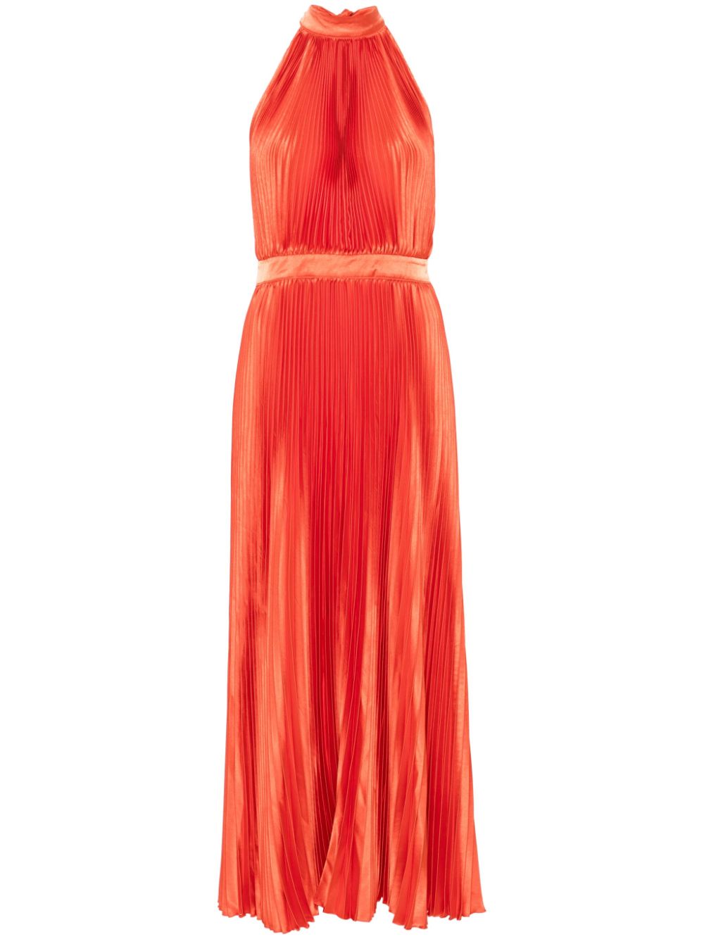 Cinema pleated jumpsuit - Orange