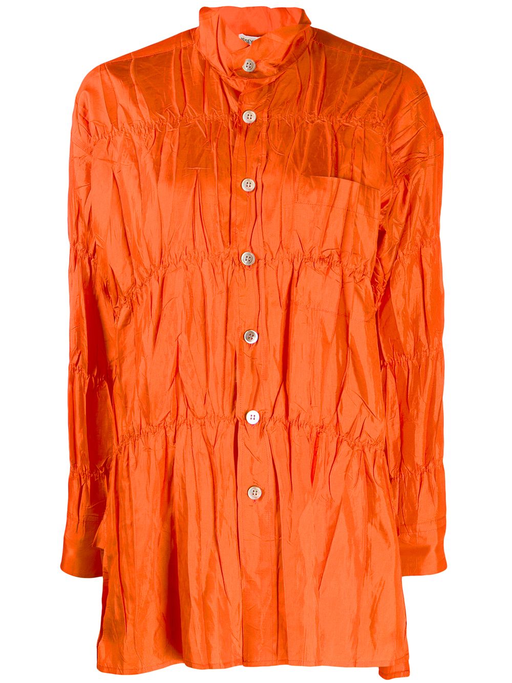 Crushed effect shirt - Orange