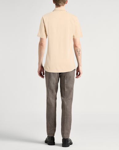 Man Polo shirt Beige Size L Cotton