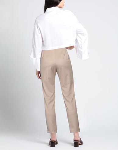 Woman Pants Beige Size 2 Polyester, Viscose, Elastane