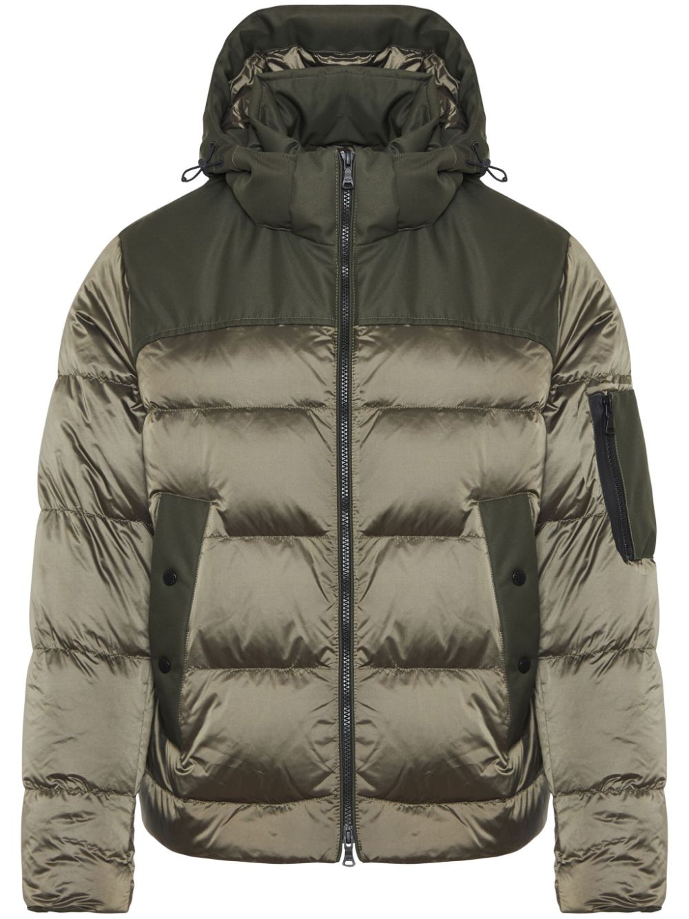 Padded hooded jacket - Green