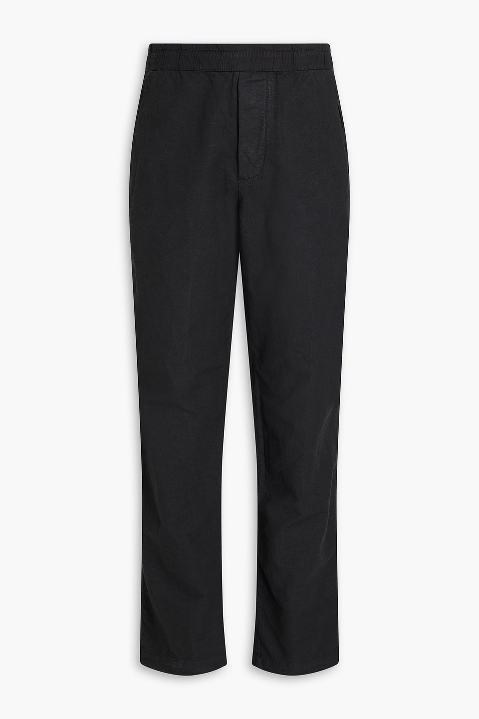 James Perse - Cotton and hemp-blend pants - Black - 0