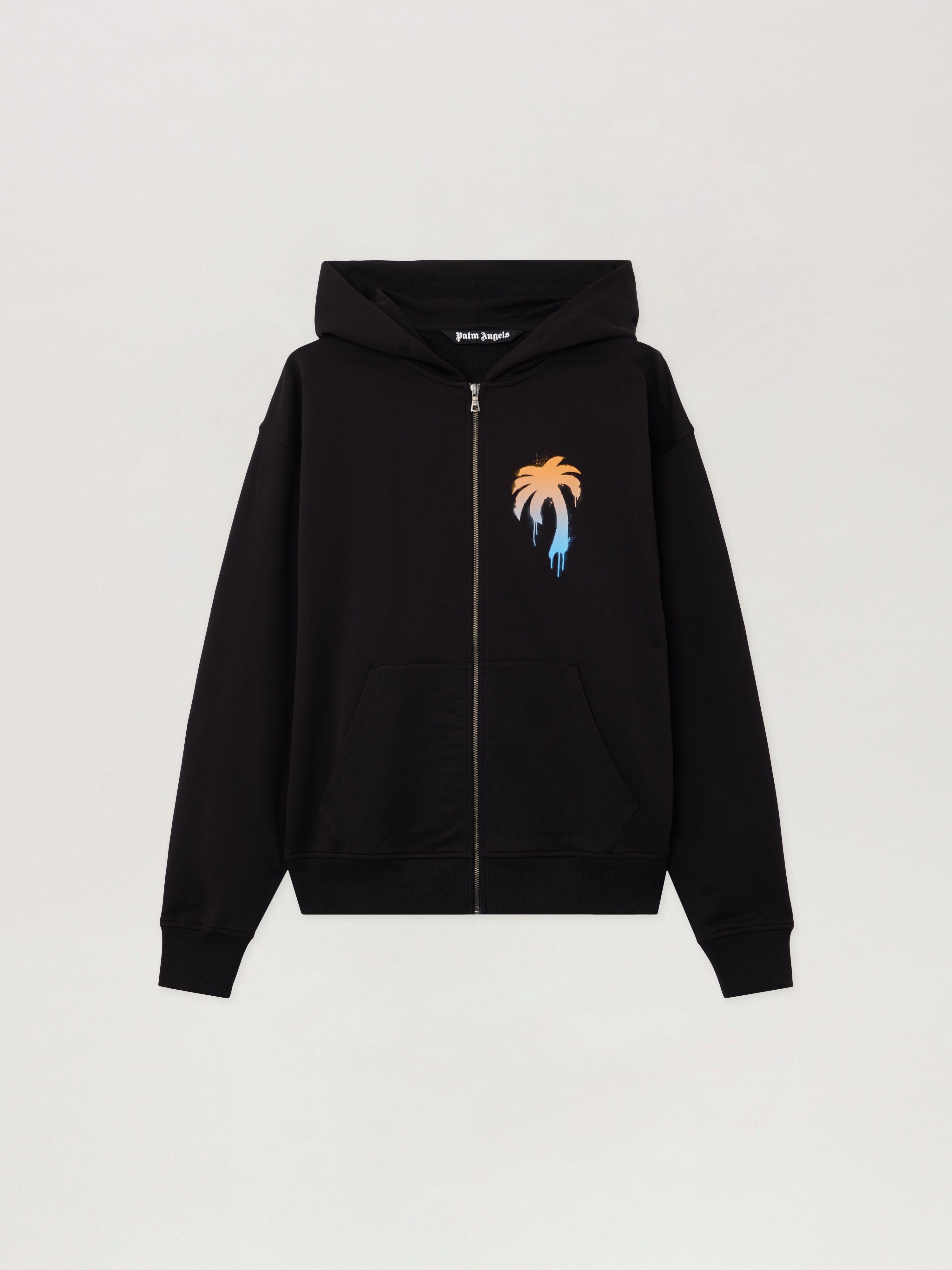 I Love Pa Zipped Hoodie Man  Black White