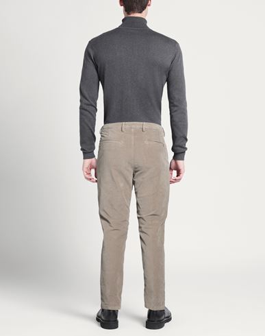 Man Pants Grey Size 36 Cotton, Elastane