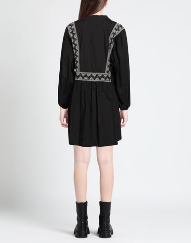 Momoní Woman Mini dress Black Size 10 Cotton