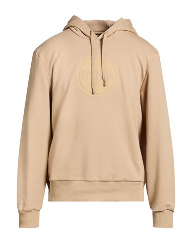 Man Sweatshirt Sand Size L Cotton, Polyester