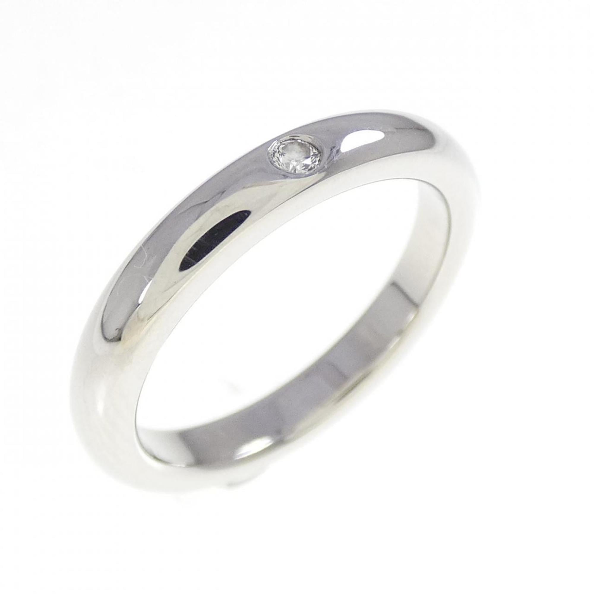 Tiffany Platinum Platinum 950 Band Ring Pre-Owned