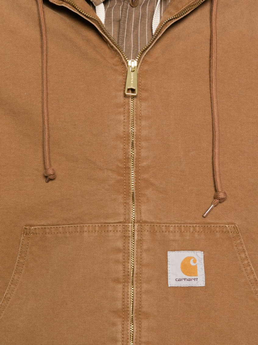 Carhartt Wip - hooded silk nylon blend bomber jacket