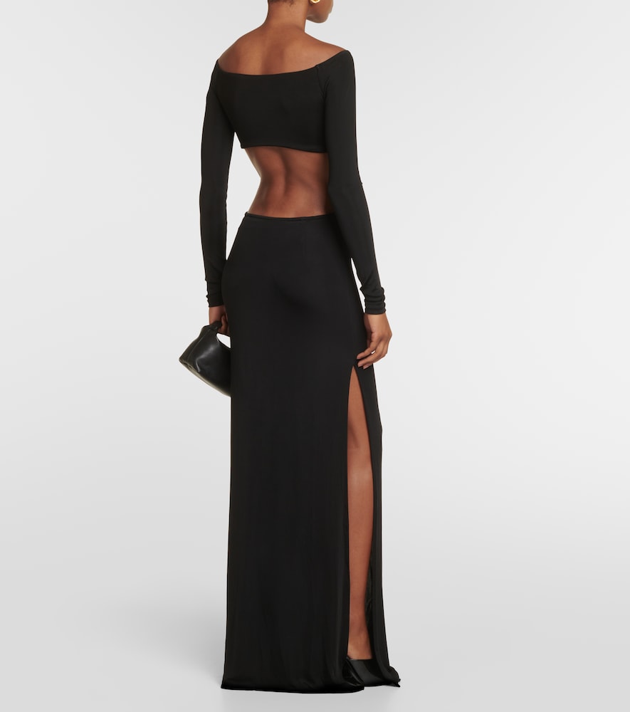 Sex Wax cutout jersey maxi dress